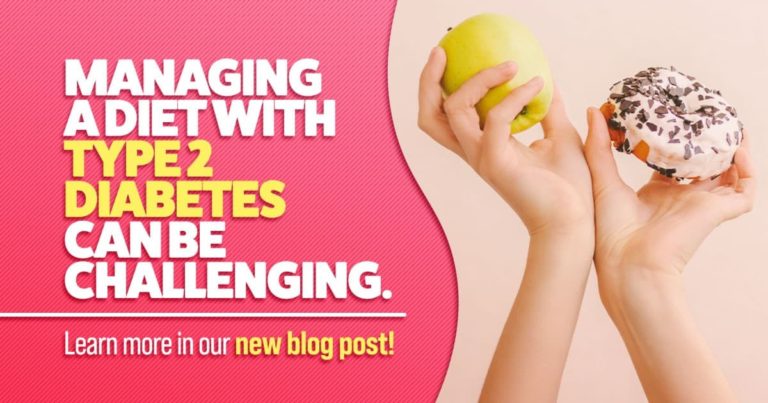 Managing a diet with type 2 diabetes