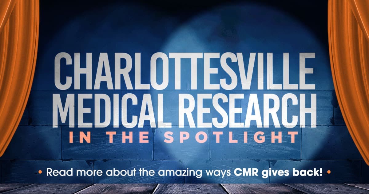 Charlottesville Medical Research in the spotlight