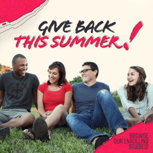 Give back this summer