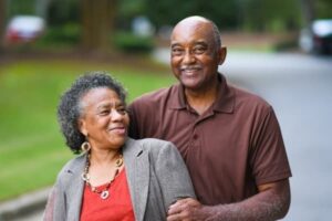 Older African American couple