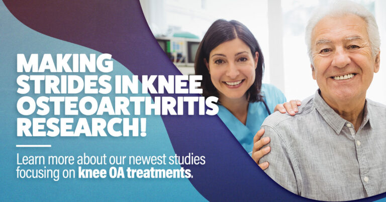 Making Strides in Knee Osteoarthritis Research